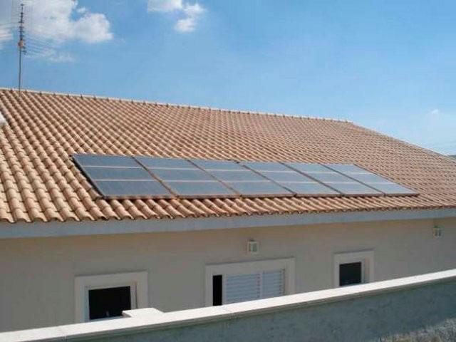 Aquecedor solar para residência